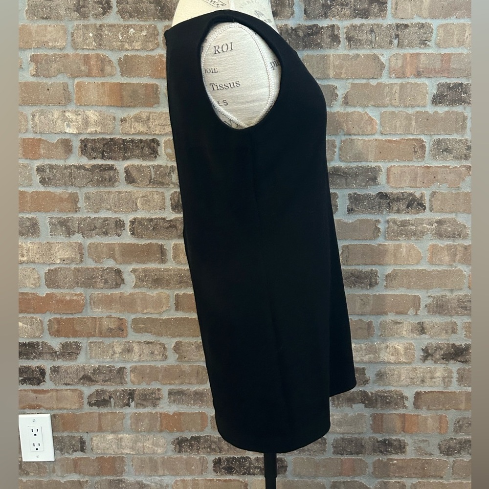 Elegant Black Sleeveless Dress - Picture 5 of 9